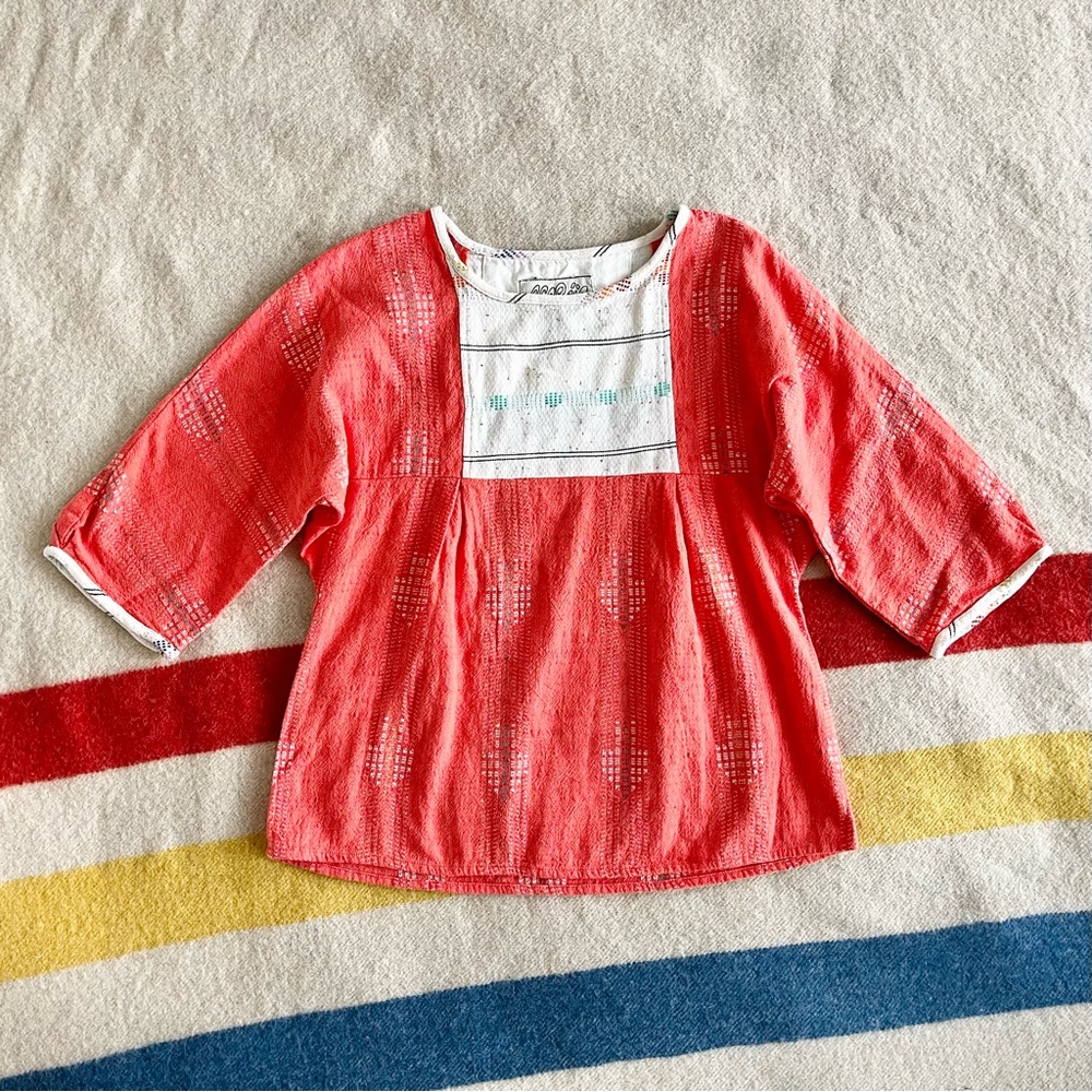 Ace & Jig popham pullover orange top - Picture 5 of 11